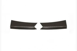 Накладка на порог багажника Черный хром (2 части, нерж)