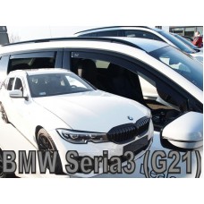 Дефлектори вікон (вітровики) BMW 3 Series G21 2018+ 5D Combi Heko
