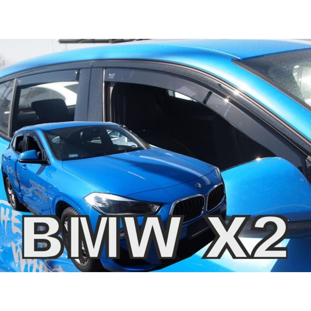 Дефлектори вікон (вітровики) BMW X2 (F39) 2018+ Heko