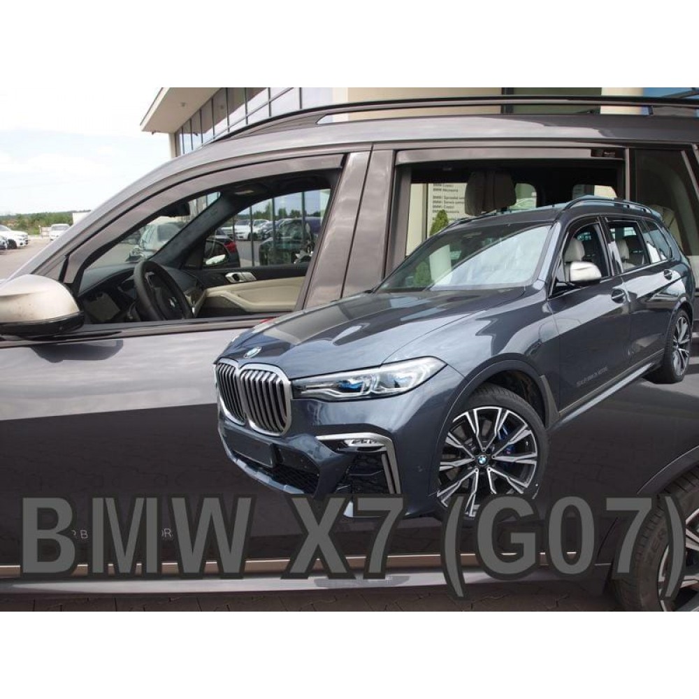 Дефлекторы окон (ветровики) BMW X7 G07 2018+ 5D Heko