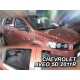 Дефлектори вікон (вітровики) Chevrolet Aveo T300 2011+ Heko