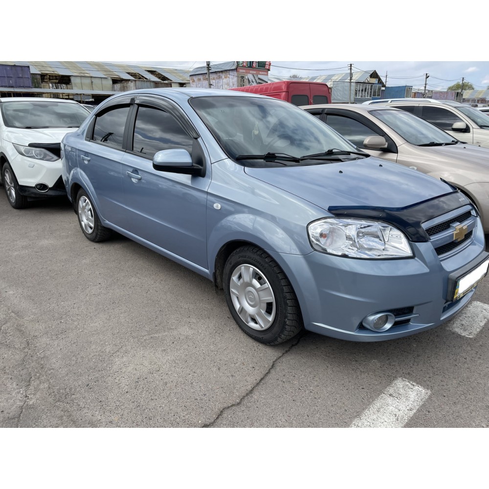 Дефлектори вікон (вітровики) Chevrolet Aveo 2006-2012 4D SedanHIC