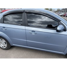 Дефлектори вікон (вітровики) Chevrolet Aveo 2006-2012 4D SedanHIC