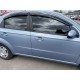 Дефлектори вікон (вітровики) Chevrolet Aveo 2006-2012 4D SedanHIC