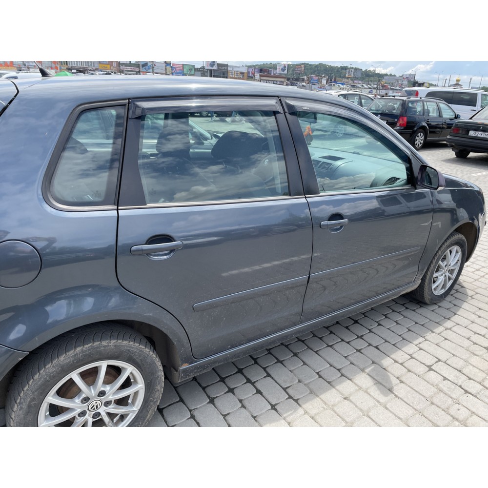 Дефлекторы окон (ветровики) Volkswagen Polo 4 2001-2009 HB 5-ти дверный HIC