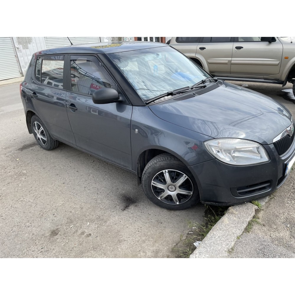 Дефлекторы окон (ветровики) Skoda Fabia II 2007-2014 HB Heko