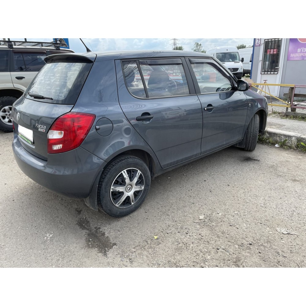 Дефлекторы окон (ветровики) Skoda Fabia II 2007-2014 HB Heko