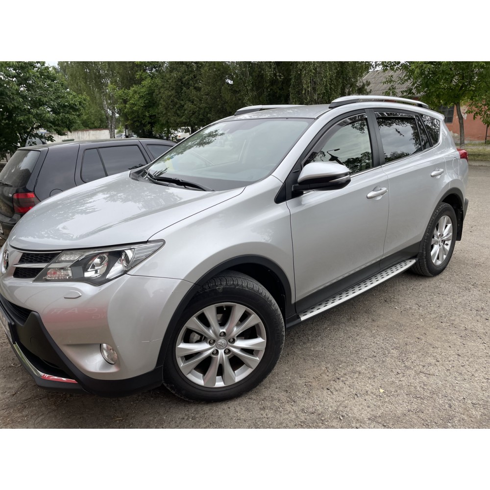Дефлектори вікон (вітровики) Toyota RAV-4 2013-2019 Heko