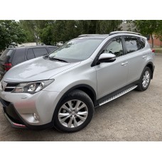 Дефлектори вікон (вітровики) Toyota RAV-4 2013-2019 Heko