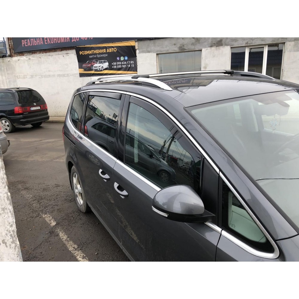 Дефлектори вікон (вітровики) Volkswagen Sharan 2010+ 5D /SEAT ALHAMBRA 5D 2010+ Heko