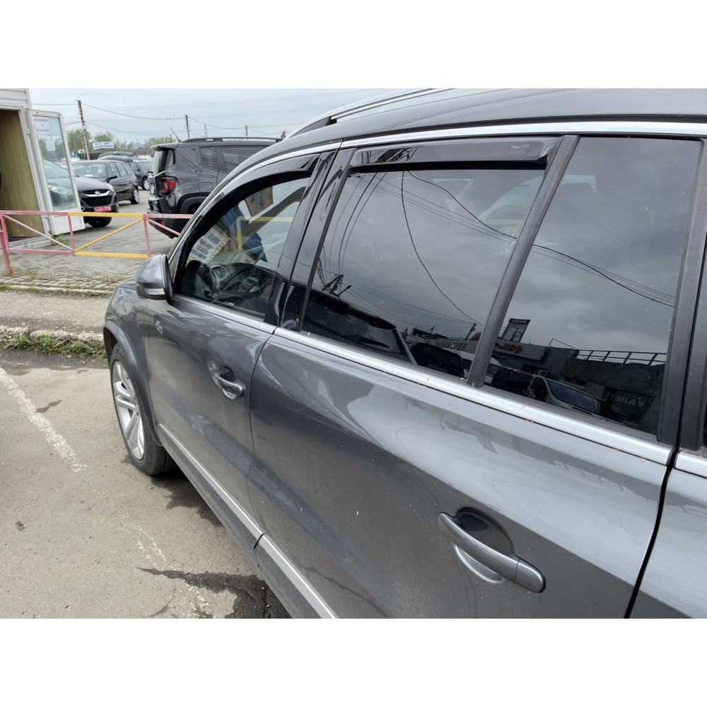 Дефлекторы окон (ветровики) Volkswagen Tiguan 2007 -2015 Heko
