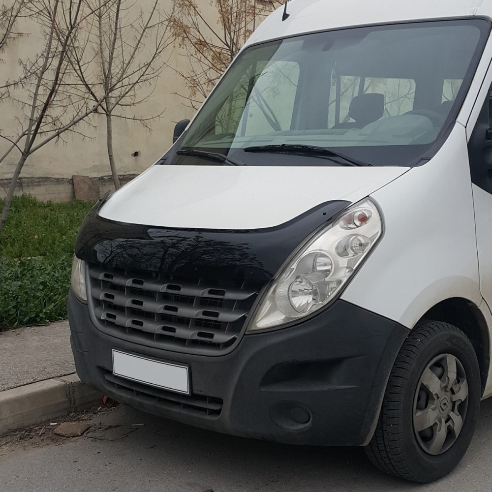 Дефлектор капота (мухобійка) для Renault Master 2010-2014 (TAN24) 