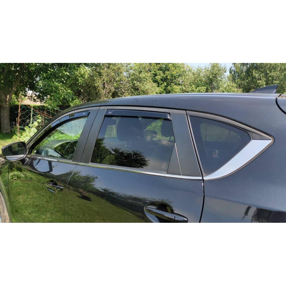 Дефлектори вікон (вітровики) Nissan Note E12 2013+ Heko