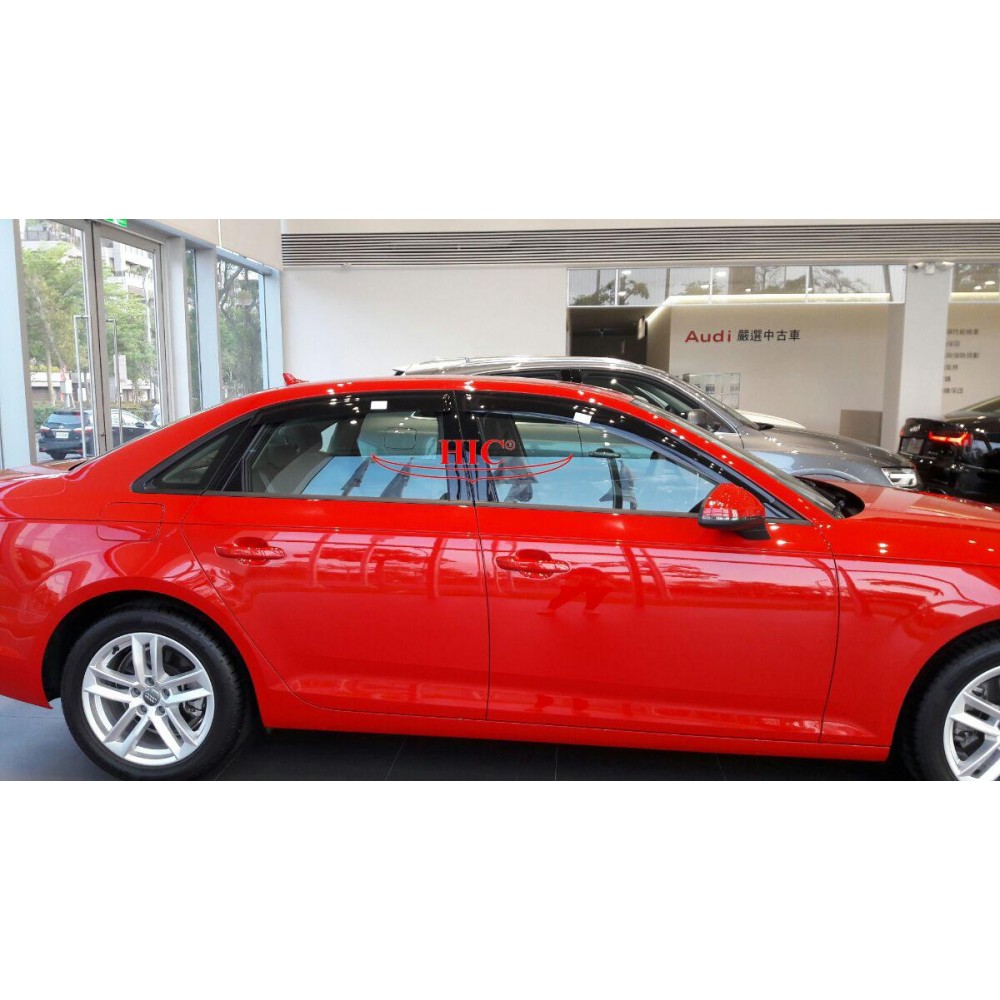 Дефлекторы окон (ветровики) Audi A4 (B9) 2015-> Sedan HIC