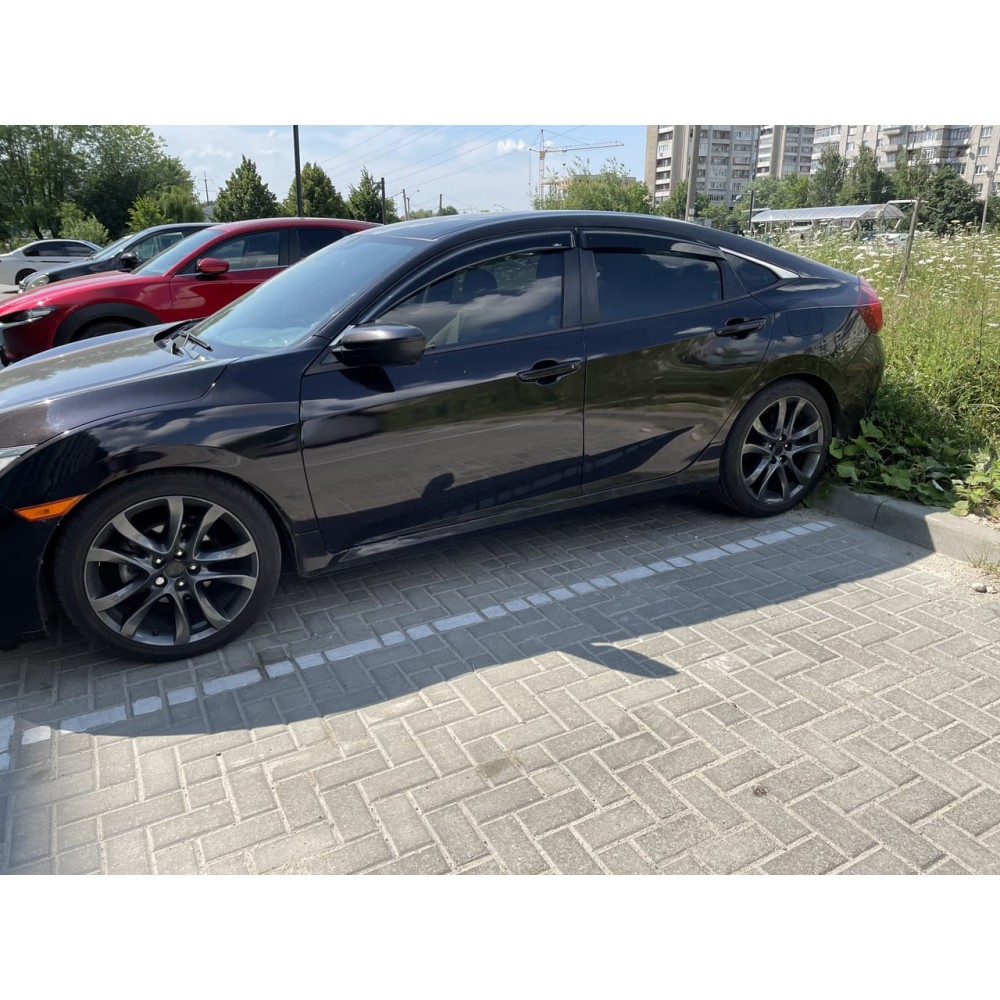 Дефлекторы окон (ветровики) Honda Civic X 2017 -> Sedan HIC