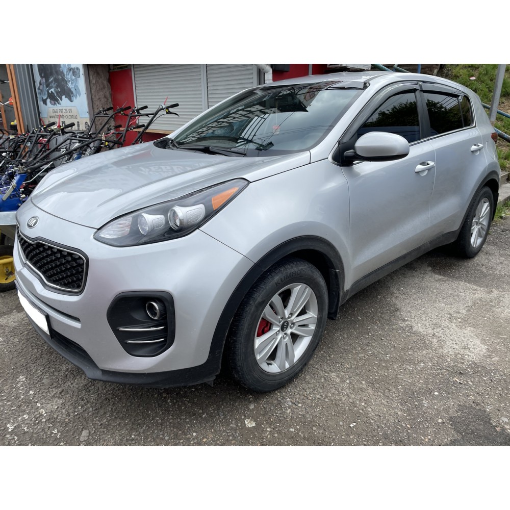 Дефлектори вікон (вітровики) Kia Sportage 2015-2021 HIC
