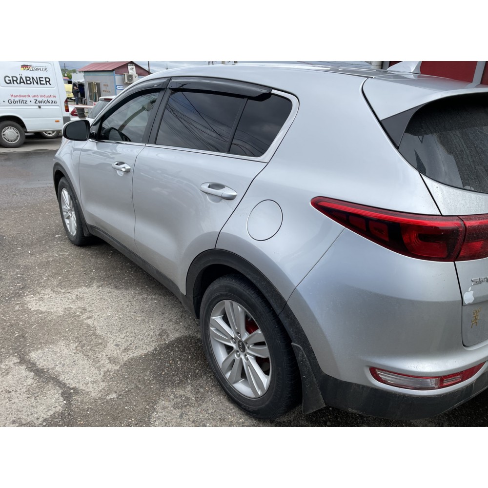 Дефлектори вікон (вітровики) Kia Sportage 2015-2021 HIC