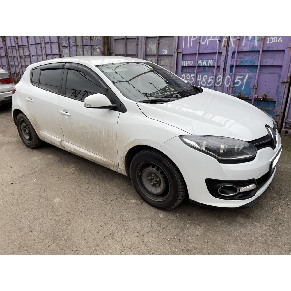 Дефлекторы окон (ветровики) Renault Megane III 2008-2016 HB HIC