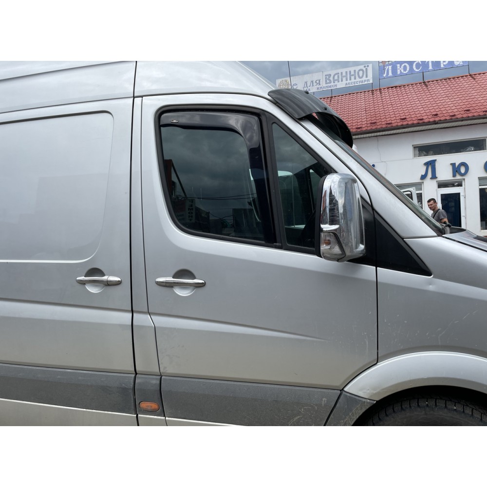 Дефлектори вікон (вітровики) Mercedes Sprinter 2006-2017/ VW Crafter 2D вст HIC