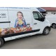 Дефлектори вікон (вітровики) Renault Master 2010+ (вставні) HIC