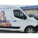 Дефлектори вікон (вітровики) Renault Master 2010+ (вставні) HIC