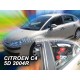 Дефлектори вікон (вітровики) Citroen C4 2004-2010 Heko
