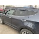 Дефлектори вікон (вітровики) Hyundai Santa Fe 2012-2018 Heko