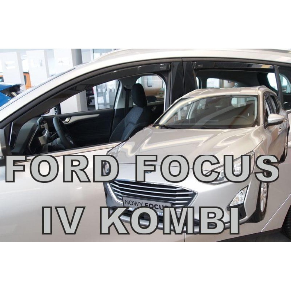 Дефлектори вікон (вітровики) Ford Focus 2018+ IV Combi Heko
