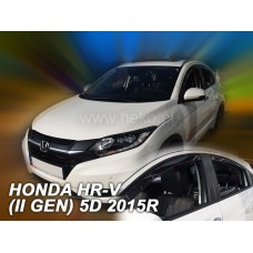 Дефлектори вікон (вітровики) Honda HR-V 2015-2021 5D Heko