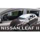 Дефлектори вікон (вітровики) Nissan Leaf II 2017+ Heko