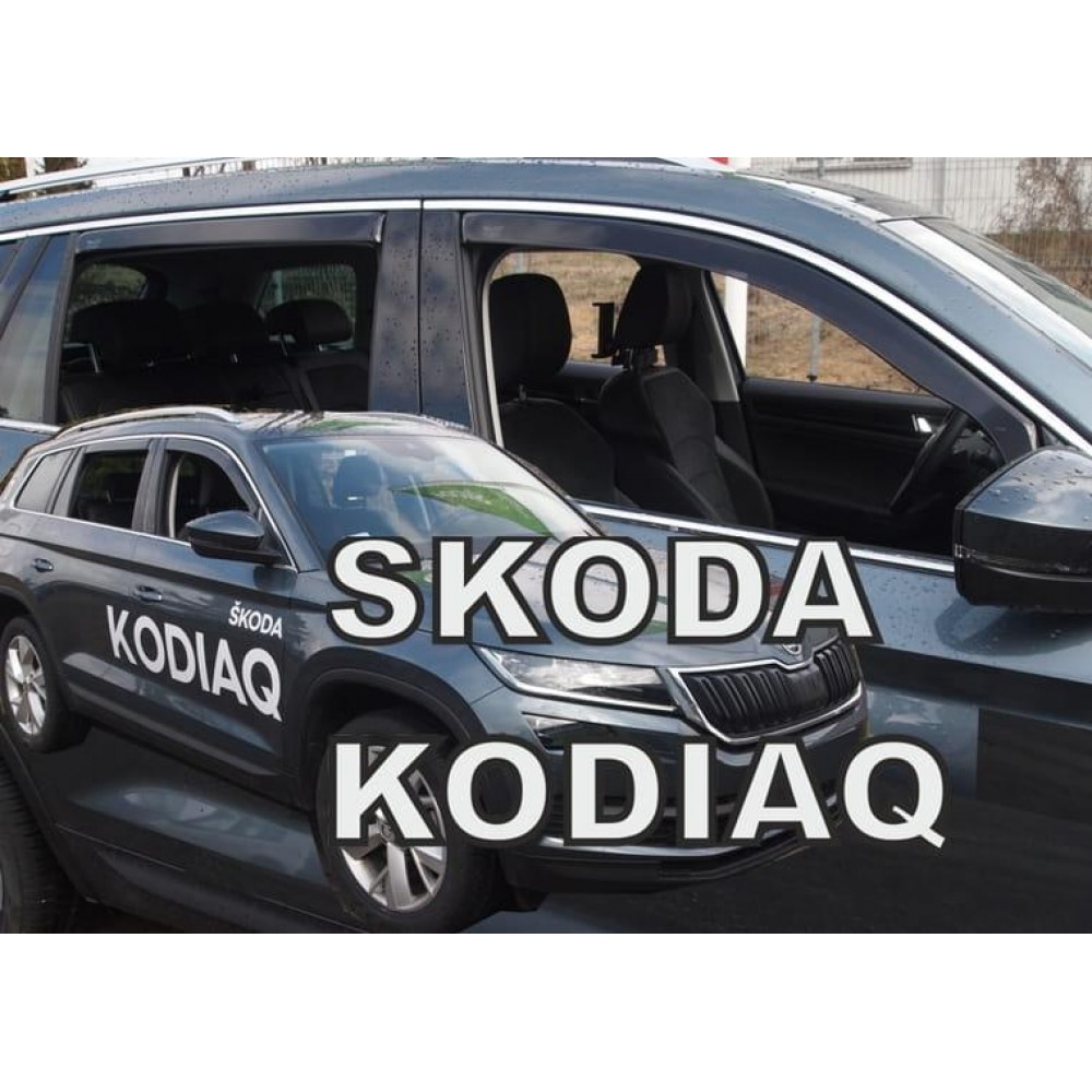 Дефлекторы окон (ветровики) Skoda Kodiaq 2016+ Heko