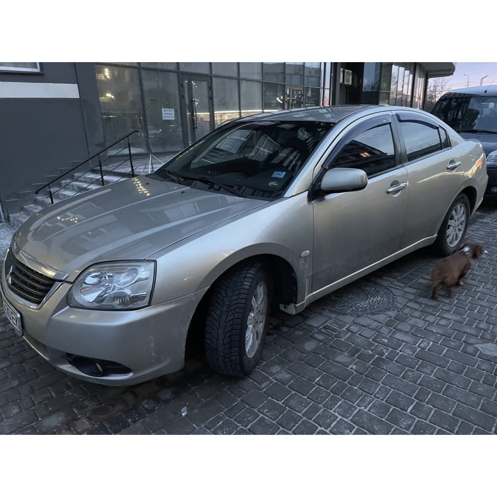 Дефлекторы окон (ветровики) Mitsubishi Galant 9 2004-2012 HIC