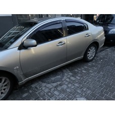 Дефлекторы окон (ветровики) Mitsubishi Galant 9 2004-2012 HIC