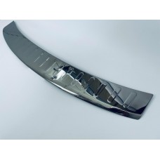 Накладка на задній бампер для Renault Megane 3 GRAND TOURER 2009-2014 Чорний-хром (TAN24)