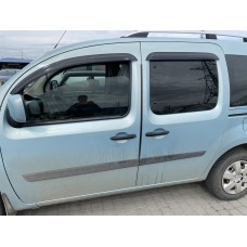 Дефлекторы окон (ветровики) Renault Kangoo II 2008-2020 5D 5-тиДверні, 4шт HIC