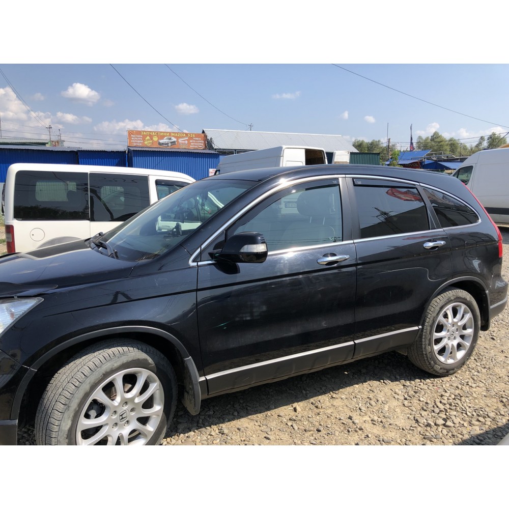Дефлекторы окон (ветровики) Honda CR-V III 2007-2012 Heko