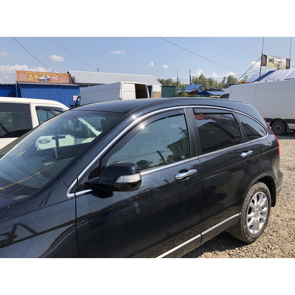 Дефлекторы окон (ветровики) Honda CR-V III 2007-2012 Heko