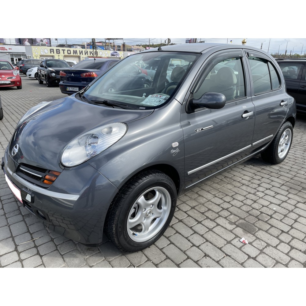 Дефлектори вікон (вітровики) Nissan Micra (K12) 2003-2010 HIC