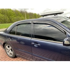Дефлектори вікон (вітровики) Mercedes E-class W-210 1995-2002 Sedan HIC