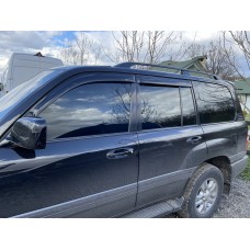 Дефлекторы окон (ветровики) Toyota Land Cruiser 100 1998-2004 HIC
