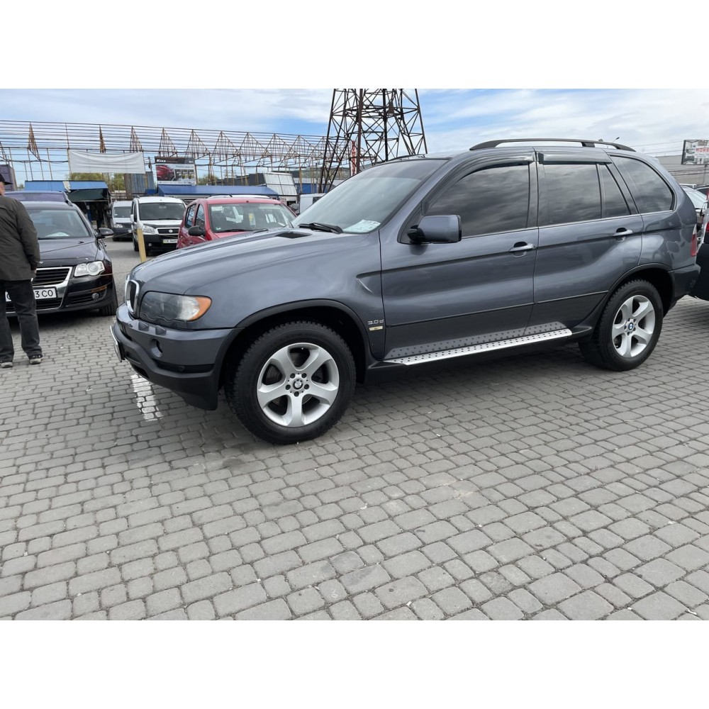 Дефлекторы окон (ветровики) BMW X5 E53 2000-2007 HIC