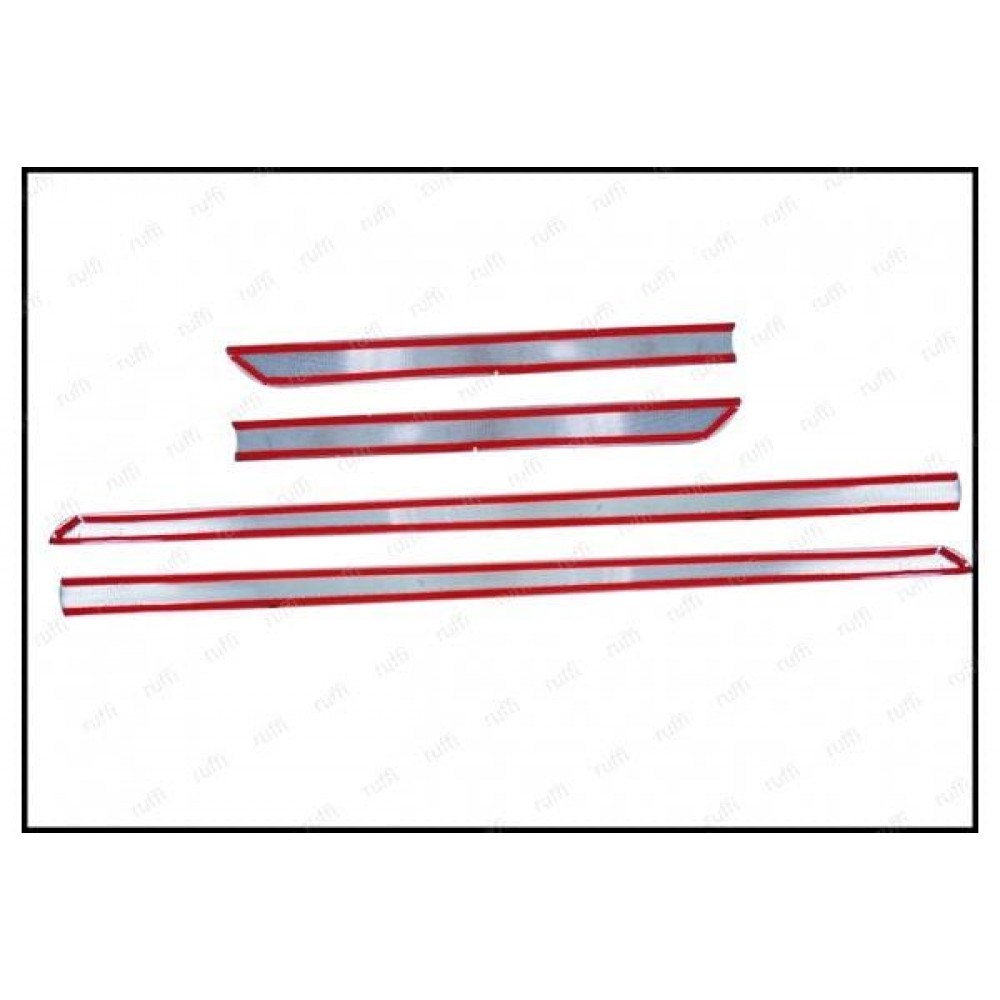 Молдінги дверей для Ford Focus 2005-2008 (Хром-нерж, 4шт.) (TAN24)