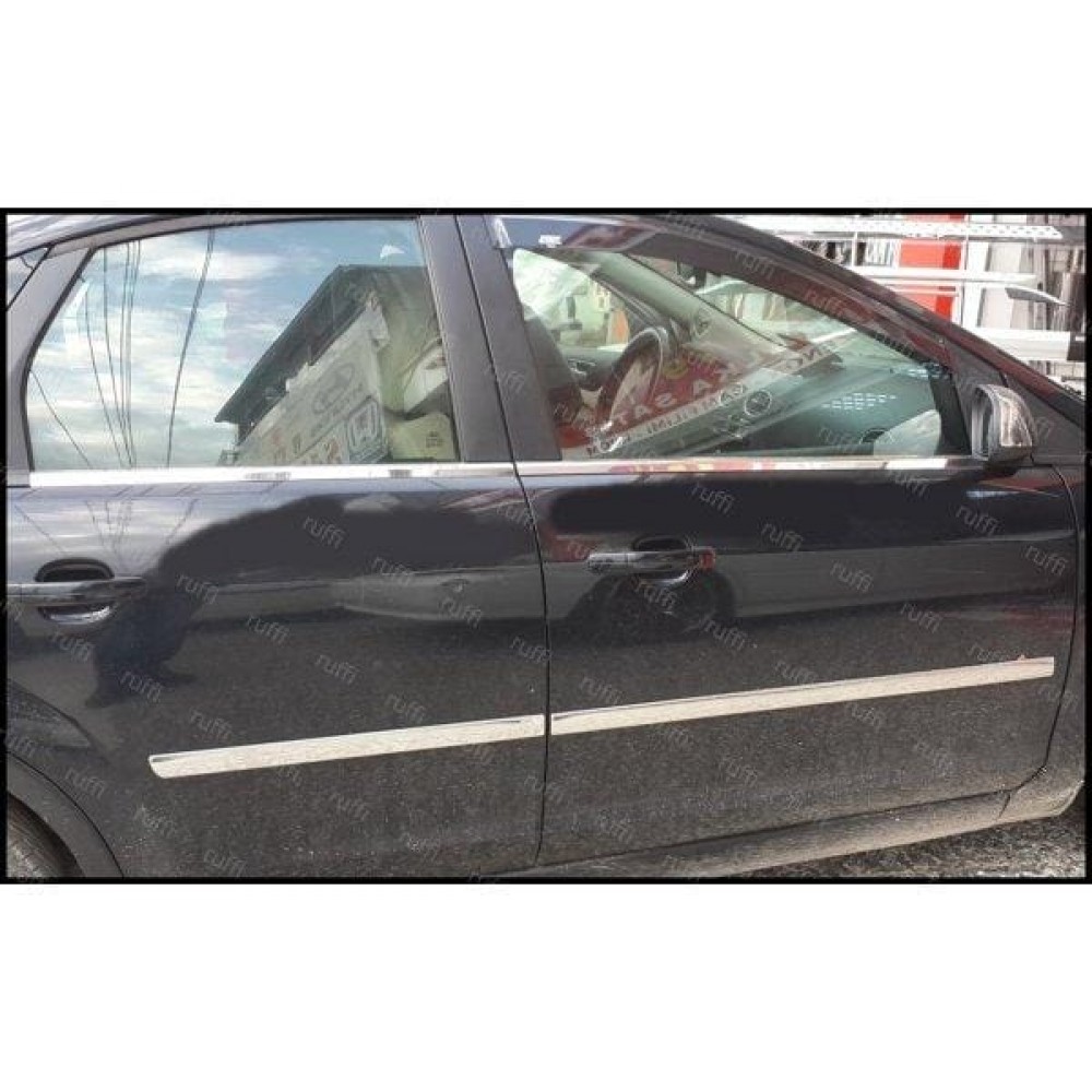 Молдінги дверей для Ford Focus 2005-2008 (Хром-нерж, 4шт.) (TAN24)