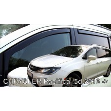 Дефлекторы окон (ветровики) Chrysler PACIFICA 2016+ Heko