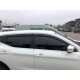 Дефлектори вікон (вітровики) Nissan Qashqai III 2014+ HIC