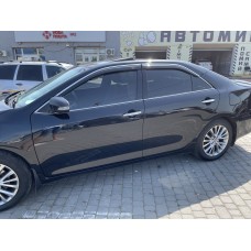 Дефлекторы окон (ветровики) Toyota Camry V50 2011-2018 ХромМолдинг HIC