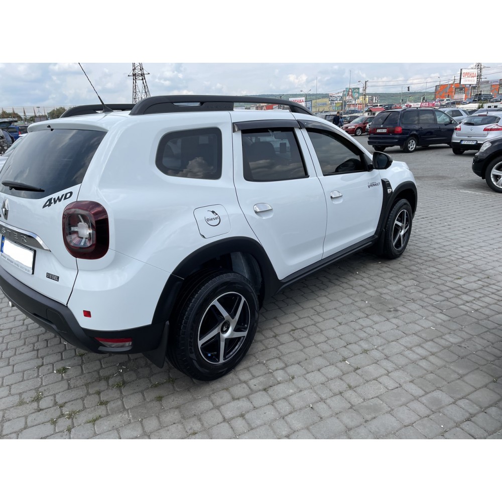 Дефлектори вікон (вітровики) Renault Duster II 2018-2024 HIC