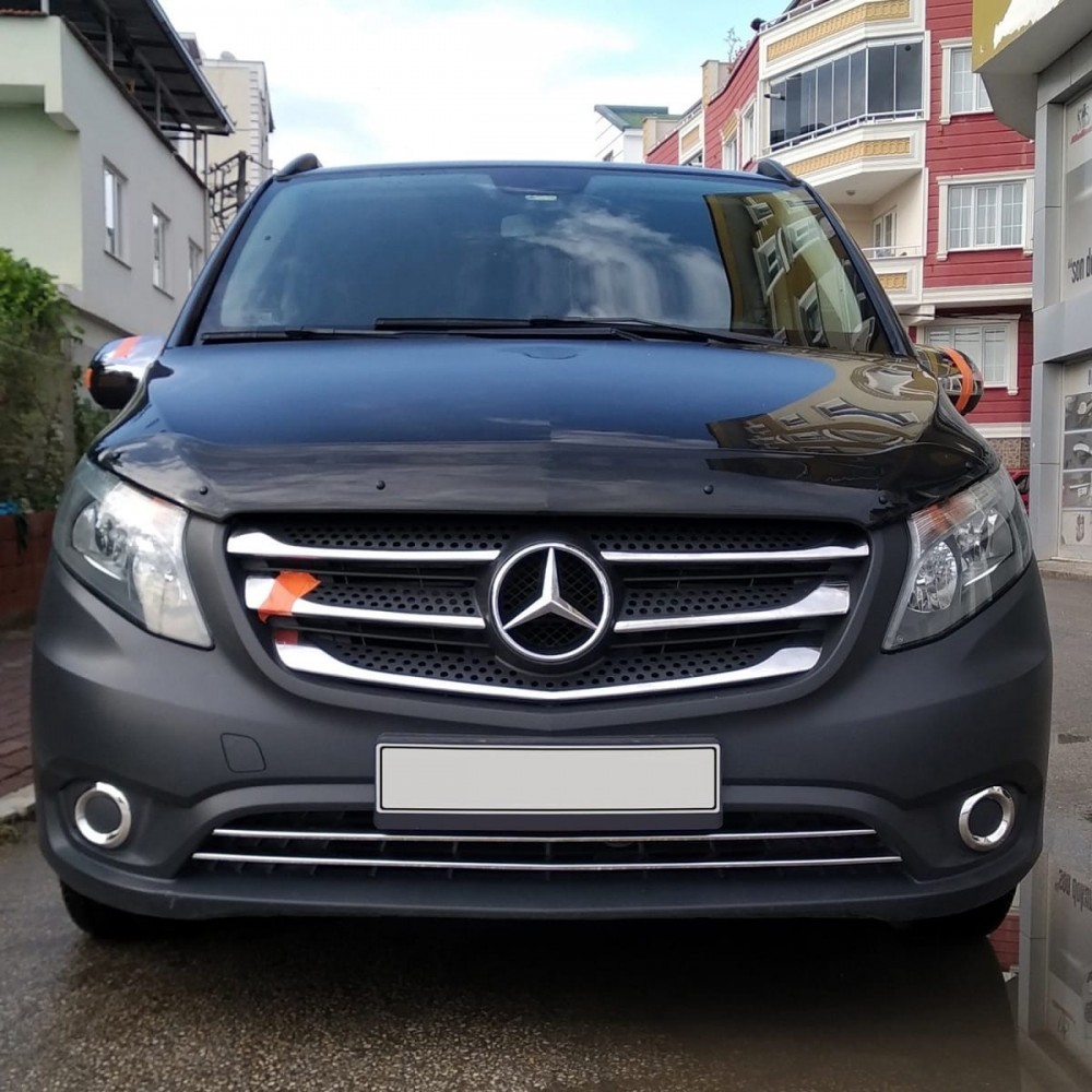 Дефлектор капота (мухобійка) для Mercedes Vito W447 2014+ (TAN24)