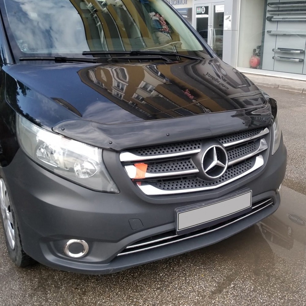 Дефлектор капота (мухобійка) для Mercedes Vito W447 2014+ (TAN24)