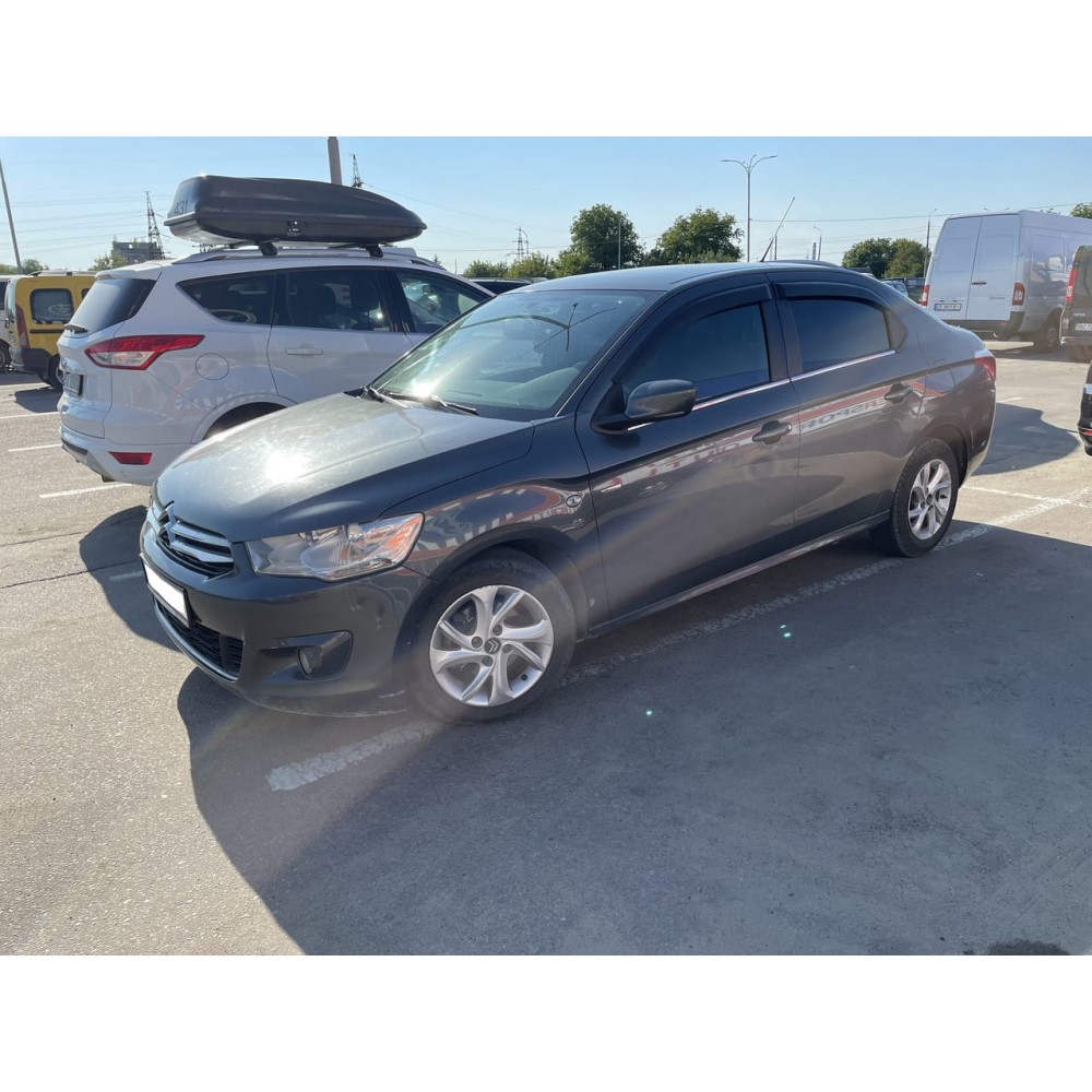 Дефлектори вікон (вітровики) Citroen C-Elisee 2012+ HIC